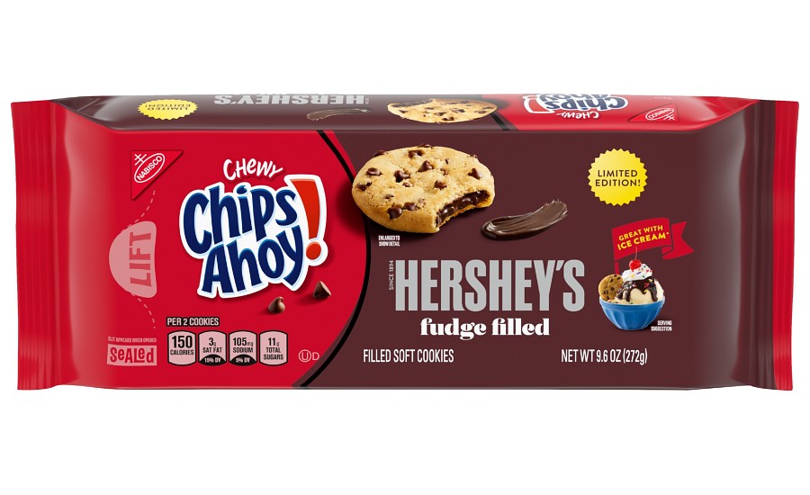 CHIPS AHOY HERSHEY'S FUDGE FILLED COOKIES