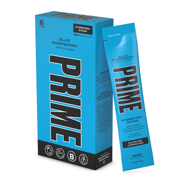 PRIME STICKS BOX BLUE RASPBERRY