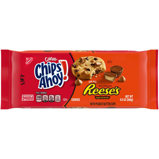 CHIPS AHOY CHEWY REESE'S PEANUT BUTTER CUPS COOKIES