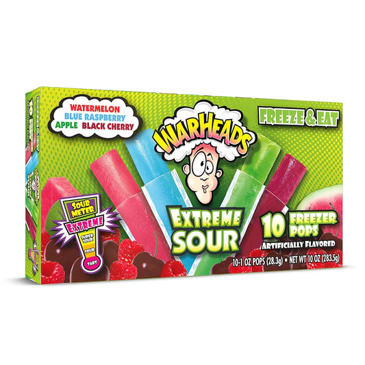 WARHEADS EXTREME SOUR FREEZER POPS