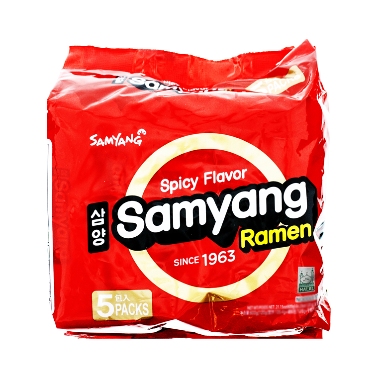 SAMYANG SPICY FLAVOUR RAMEN 5 PACK